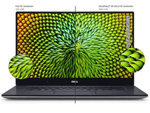 DELL XPS 9550 CORE I7 6700HQ RAM 16G SSD 512G GTX 960M IPS UHD 4K 15.6 INCH